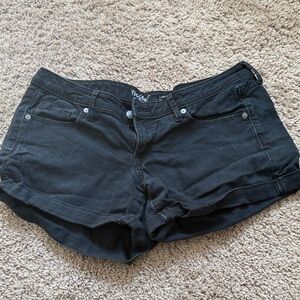 Mossimo Supply Co. Black Low-Rise Jean Shorts